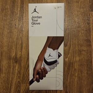 Nike Air Jordan Tour Golf Glove Left Large Hand White/Concord XI‎ PGA Golfer
